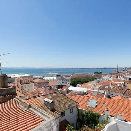 Alfama Street View Lizbona