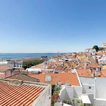 Alfama Street View Lizbona
